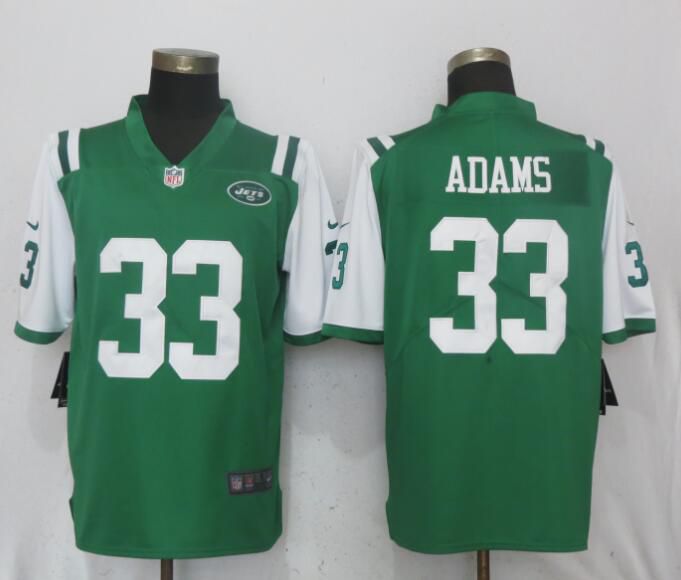 Men New York Jets 33 Adams Green Vapor Untouchable Limited Player Nike NFL Jerseys